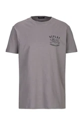 Replay T-Shirt BASIC JERSEY Hellgrau/Grau/Braun/Lila