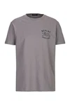 Replay T-Shirt BASIC JERSEY Hellgrau/Grau/Braun/Lila