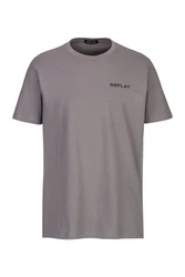 Replay T-Shirt Piece Dyed Heavy Cotton Jersey Braun/Grau/Dunkelgrau/Beige