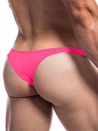 Slip Brazilian Brief Underwear Neon Coral