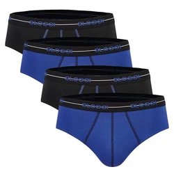 sloggi Slip Herren Start Midi C4P Box (4er Pack) Blau/Dunkelblau
