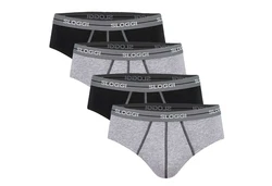 sloggi Slip Herren Start Midi C4P Box (4er Pack) Grau/Schwarz/Dunkelgrau/Rot/Braun