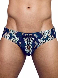 Badehose Print Swimwear Brief Python S