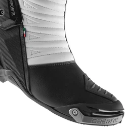 Gaerne GP1 LS Motorradstiefel Grau/Weiß/Schwarz