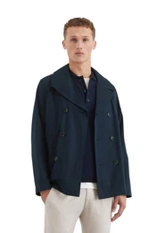 Outdoorjacke aus wasserabweisendem Materialmix