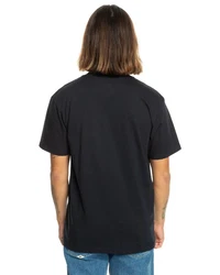 Quiksilver T-Shirt Circle Up Silber/Blau/Schwarz/Grau/Dunkelblau