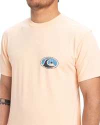 Quiksilver T-Shirt Ev Flower Chaos Rosa/Orange/Beige