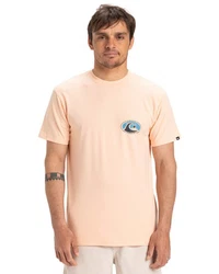 Quiksilver T-Shirt Ev Flower Chaos Rosa/Orange/Beige