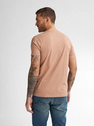 Petrol Industries Rundhalsshirt mit Logo Khaki/Beige/Braun