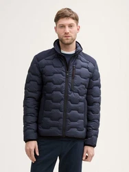 TOM TAILOR Outdoorjacke Hybrid Lightweight Steppjacke Dunkelblau/Blau/Hellblau