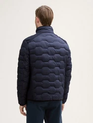 TOM TAILOR Outdoorjacke Hybrid Lightweight Steppjacke Dunkelblau/Blau/Hellblau