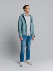 NO EXCESS Anorak Funktionsjacke Blau/Hellblau/Grün