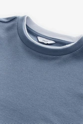 Next 2-in-1 Pullover im Lagenlook Blau/Grau/Hellblau