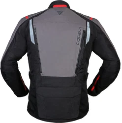 Modeka Motorradjacke Varus Rot/Grau/Schwarz/Braun