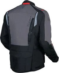 Modeka Motorradjacke Varus Rot/Grau/Schwarz/Braun