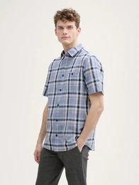 Kurzarmhemd Regular Fit Kurzarmhemd mit Karomuster