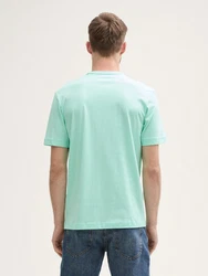 TOM TAILOR T-Shirt mit Brusttasche Grün/Hellgrün/Türkis