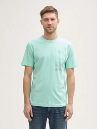 T-Shirt T-Shirt mit Brusttasche