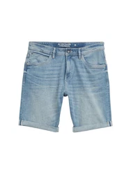 TOM TAILOR Jeansshorts TTJOSH Regular Slim Hellblau/Blau
