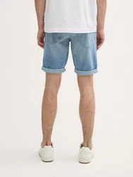 TOM TAILOR Jeansshorts TTJOSH Regular Slim Hellblau/Blau