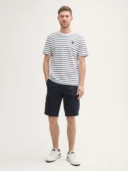 TOM TAILOR Bermudas Shorts Dunkelblau/Blau