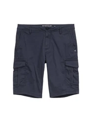 TOM TAILOR Bermudas Shorts Dunkelblau/Blau