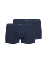 Skiny Retro Pants Herren 2er Pack Dunkelblau/Blau