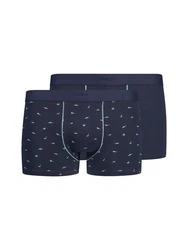 Skiny Retro Pants Herren 2er Pack (2-St) Dunkelblau/Blau