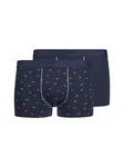 Skiny Retro Pants Herren 2er Pack (2-St) Dunkelblau/Blau