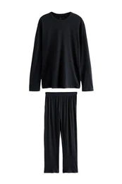 Pyjama Langrmeliger Schlafanzug aus Modalgemisch (2 tlg)