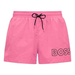 Badeshorts Mooneye mit plakativem Markenschriftzug