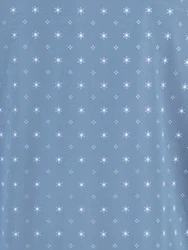 Lucky Nachthemd Langarm Blau/Grau/Hellblau