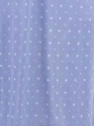 Lucky Nachthemd Langarm Hellblau/Blau/Fliederfarben