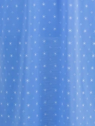 Lucky Nachthemd Langarm Blau/Hellblau