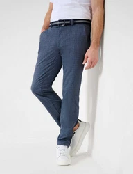 EUREX by BRAX Chinohose Style THILO Dunkelblau/Grau/Blau