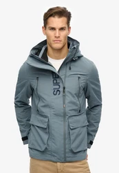 Superdry Outdoorjacke HOOD ULTIMATE EMB WINDBREAKER Grau