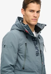 Superdry Outdoorjacke HOOD ULTIMATE EMB WINDBREAKER Grau