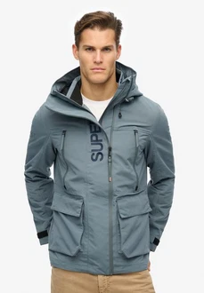 Superdry Outdoorjacke HOOD ULTIMATE EMB WINDBREAKER Grau