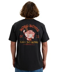 Billabong T-Shirt Lunch Break Schwarz/Rot/Dunkelblau/Grau