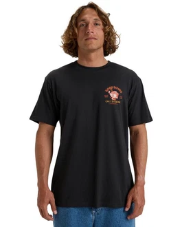 Billabong T-Shirt Lunch Break Schwarz/Rot/Dunkelblau/Grau