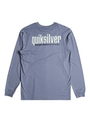 Quiksilver T-Shirt Three Tree Grau/Hellblau/Blau/Dunkelblau