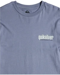 Quiksilver T-Shirt Three Tree Grau/Hellblau/Blau/Dunkelblau