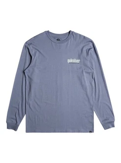 Quiksilver T-Shirt Three Tree Grau/Hellblau/Blau/Dunkelblau