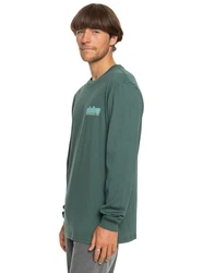 Quiksilver T-Shirt Three Tree Grün/Dunkelgrün