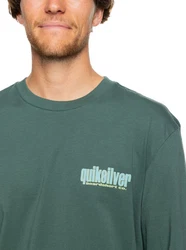 Quiksilver T-Shirt Three Tree Grün/Dunkelgrün