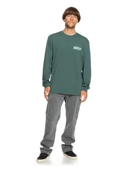 Quiksilver T-Shirt Three Tree Grün/Dunkelgrün