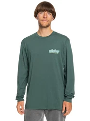 Quiksilver T-Shirt Three Tree Grün/Dunkelgrün