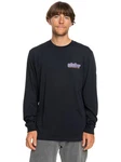 Quiksilver T-Shirt Three Tree Dunkelblau/Schwarz/Gelb