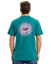 Quiksilver T-Shirt EV Beach Blast Türkis/Grün