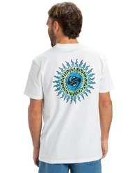 Quiksilver T-Shirt EV Beach Blast Weiß/Blau/Hellblau